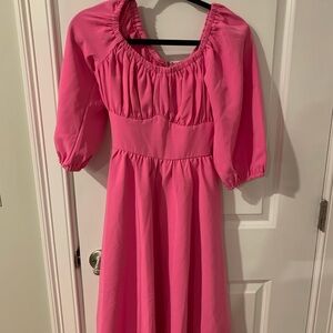 Vixen by Micheline Pitt- Vacation Dress in Hot Pink